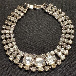 Slinky Vintage Rhinestone Bracelet